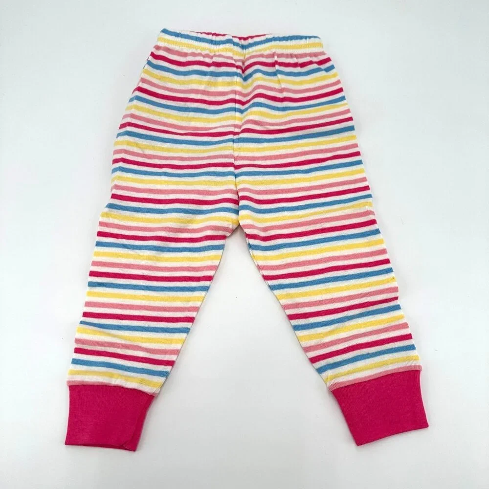Gymboree Pajamas Set with Pants Pink Hoppy Bunny Easter 12-18 months Girl's